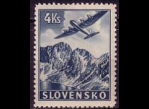 Slowakei Mi.Nr. 53X Flugpostmarken Heinkel He 116 (4 Ks)