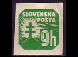 Slowakei Mi.Nr. 57X Zeitungsmarken, ungez., o. Wz. (9 H)