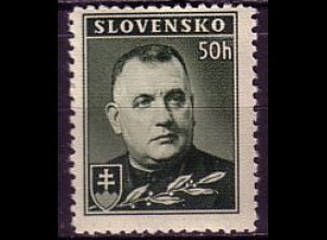 Slowakei Mi.Nr. 67YA Freim. Präsident Tiso (50 H)