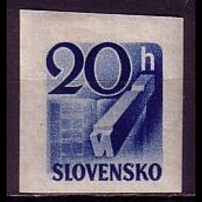 Slowakei Mi.Nr. 117 Zeitungsmarken, Zeitung (20 H)