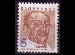 Slowakei Mi.Nr. 171 Persönlichkeiten, Jan Levoslav Bella, Komponist (5 Sk)