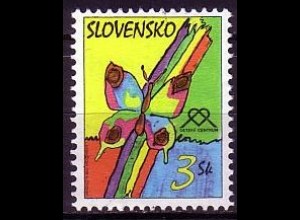 Slowakei Mi.Nr. 311 Weltkindertag, Emblem Zentrum Waisenkinder (3)