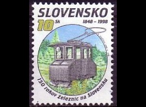 Slowakei Mi.Nr. 315 Eisenbahnen, Elektrolokomotive (10)