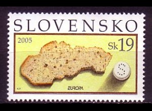 Slowakei Mi.Nr. 512 Europa 05, Gastronomie, Brot und Salz (19)
