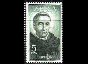 Spanien, Mi.Nr. 1533 Hl. Domingo de Guzman, Gr. des Dominikanerordens (5P.)