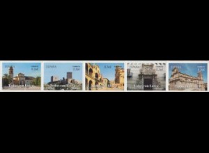 Spanien Mi.Nr. 4663-67 Baudenkmäler in Lorca, skl. (Fünferstreifen)