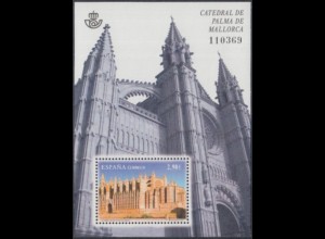 Spanien Mi.Nr. Block 226 Kathedrale von Palma de Mallorca