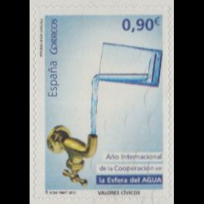 Spanien Mi.Nr. 4758 Int.Jahr d.Zusammenarbeit im Bereich Wasser, skl. (0,90)