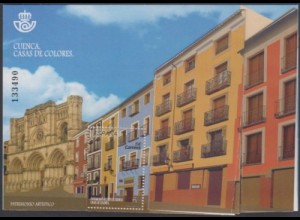 Spanien MiNr. Block 314 Nationales Kulturerbe, Altstadt von Cuenca
