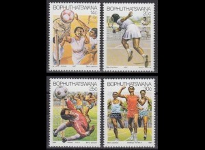 Südafrika - Bophuthatswana Mi.Nr. 181-84 Sport (4 Werte)