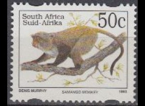 Südafrika Mi.Nr. 897IIAS Freim. Bedohte Tiere, Meerkatze (50)