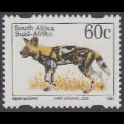 Südafrika Mi.Nr. 899IIAS Freim.Bedrohte Tiere, Hyänenhund (60)