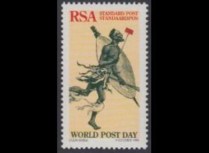 Südafrika Mi.Nr. 975 Weltposttag, Postläufer (-)