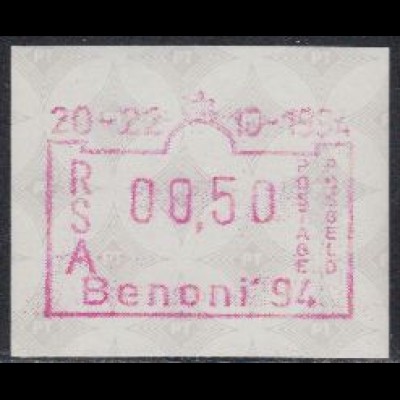 Südafrika ATM Mi.Nr. 13 Briefmarkenausstellung BENONI'94 (00,50)