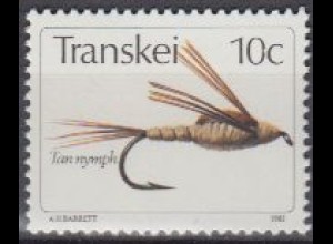 Südafrika - Transkei Mi.Nr. 85 Künstliche Fliegen, Tan nymph (10)