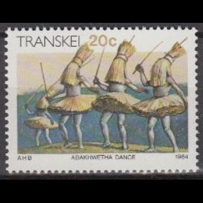 Südafrika - Transkei Mi.Nr. 149y Freim. Kultur der Xhosa, Abakhwetha-Tanz (20)