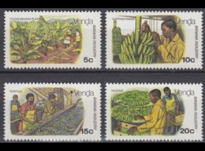 Südafrika - Venda Mi.Nr. 30-33 Bananenanbau (4 Werte)