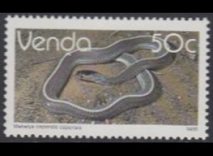 Südafrika - Venda Mi.Nr. 134x Freim. Reptilien, Feilennatter (50)