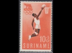 Surinam Mi.Nr. 385 Olympia 1960 Rom, Basketball (10+5)