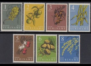Surinam Mi.Nr. 389-95 Freim. Nutzpflanzen (7 Werte)