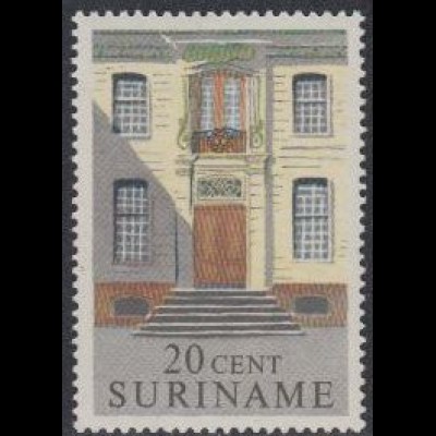 Surinam Mi.Nr. 398 Historische Gebäude, Loge Concordia (20)