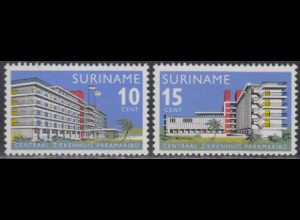 Surinam Mi.Nr. 492-93 Zentralkrankenhaus Paramaribo (2 Werte)