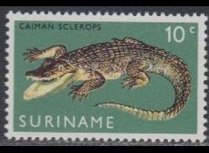 Surinam Mi.Nr. 558 Tierpark Paramaribo, Krokodilkaiman (10)