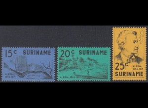 Surinam Mi.Nr. 613-15 125Jahre Albina-Stiftung (3 Werte)