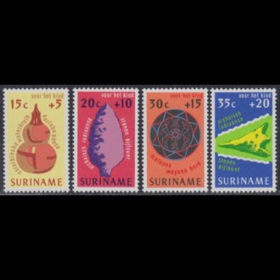Surinam Mi.Nr. 698-701 Voor het Kind (4 Werte)