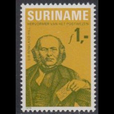 Surinam Mi.Nr. 882 100.Todestag Rowland Hil (1)