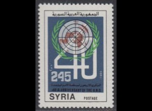 Syrien Mi.Nr. 1627 40 Jahre UNO (245)