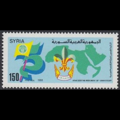 Syrien Mi.Nr. 1728 50J. Arabische Pfadfinderbewegung (150)