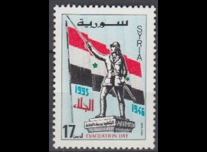 Syrien Mi.Nr. 1934 Jahrestag des Abzugs der britischen + franz. Truppen (17)