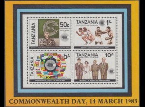 Tansania Mi.Nr. Block 32 Commonwealth-Tag 