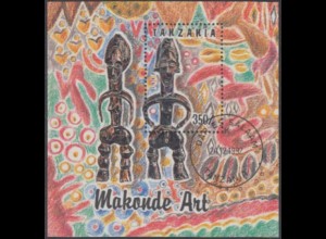 Tansania Mi.Nr. Block 208 Makonde - Kunst 