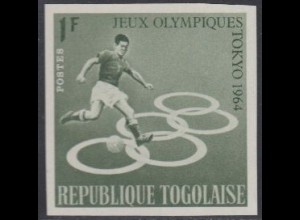 Togo Mi.Nr. 435B Olympia 1964 Tokio, Fußball (1)