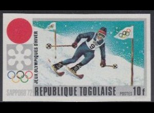Togo Mi.Nr. 889B Olympia 1972 Sapporo, Skiabfahrtslauf (10)