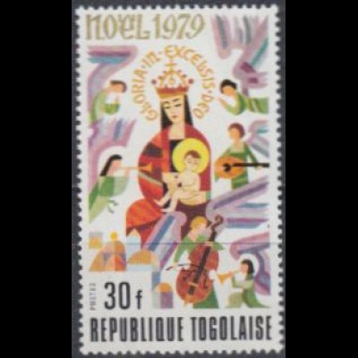 Togo Mi.Nr. 1403A Weihnachten 1979, Maria mit Kind (30)