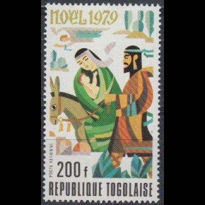 Togo Mi.Nr. 1407A Weihnachten 1979, Flucht nach Ägypten (200)