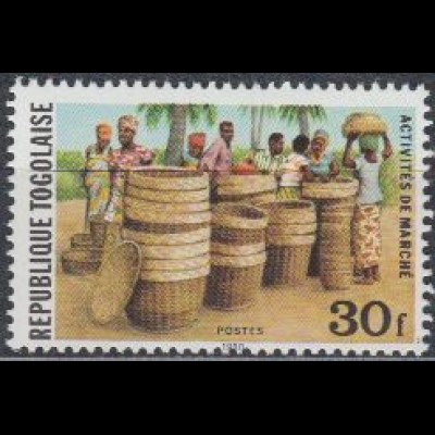 Togo Mi.Nr. 1439A Marktszenen, Körbe (30)