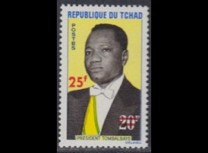 Tschad Mi.Nr. 153 Freim. Präsident Tombalbaye (25 a.20)