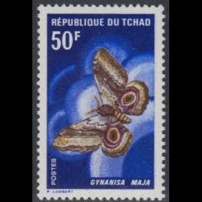 Tschad Mi.Nr. 209 Schmetterling Gynanisa maja (50)