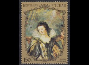 Tschad Mi.Nr. 459 Rubens Gemälde Anna von Österreich (150)