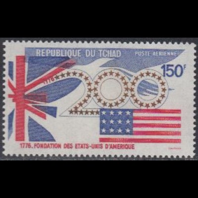 Tschad Mi.Nr. 724 200Jahre Unabhängigkeit der USA (150)