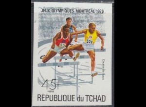 Tschad Mi.Nr. 742U Olympia 1976 Montreal, Hürdenlauf (45)