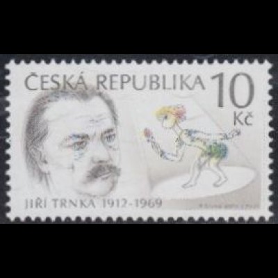 Tschechien Mi.Nr. 709 100.Geb. Jiri Trnka, Marionette Puck (10)