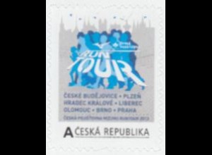 Tschechien Mi.Nr. 726 Personalisierb.Marken, Run Tour 2013, skl. (A)