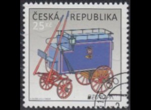 Tschechien Mi.Nr. 762 Europa 13, Postfahrzeuge, Paketwagen (25)