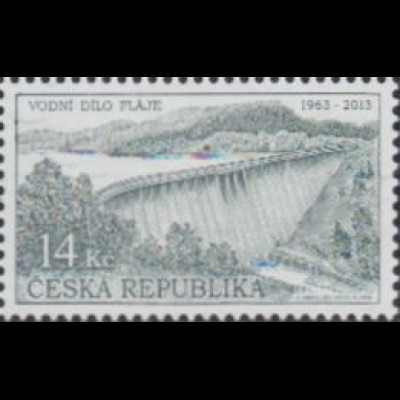 Tschechien Mi.Nr. 763 Techn.Denkmäler, Staudamm Fláje (14)