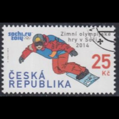 Tschechien Mi.Nr. 795 Olympia 2014 Sotschi, Snowboarden (25)